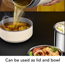 Portable Thermal Cooker Constant Temperature Stainless Steel Compact IPX5 Water