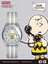 Snoopy Peanuts Watch - Charlie Brown- New & Boxed