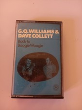 GQ Williams  Dave Collett Back To Boogie Woogie Vintage Cassette Tape 1981