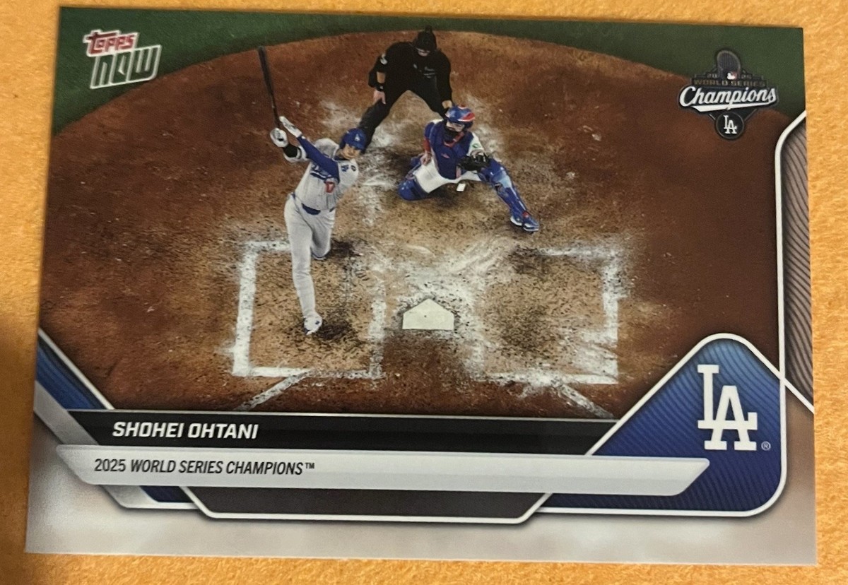 Shohei Ohtani⭐️WS-1SSP⭐️2025年ワールドシリーズ記念カード Shohei Ohtani WS-1SSP 2025 Topps Now Los Angeles Dodgers World