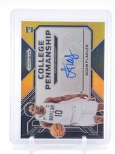 ADAM FLAGLER 2023 PRIZM DRAFT PICKS COLLEGE PENMANSHIP GOLD ROOKIE AUTO /5 Q5194