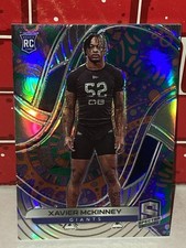 2020 Panini Spectra #d 3/5 Psychedelic Xavier McKinney Giants Rookie #187 RC