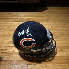 Brian Urlacher Chicago Bears autographed helmet, Beckett authenticated