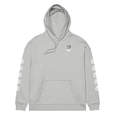 BlackCargo Apparel Unisex Eco Friendly Streetwear Organic Hoodie Grey S 2XL