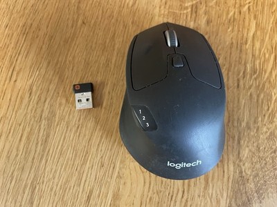Logitech M720 Triathlon Wireless Mouse W/ Unifying Reciever