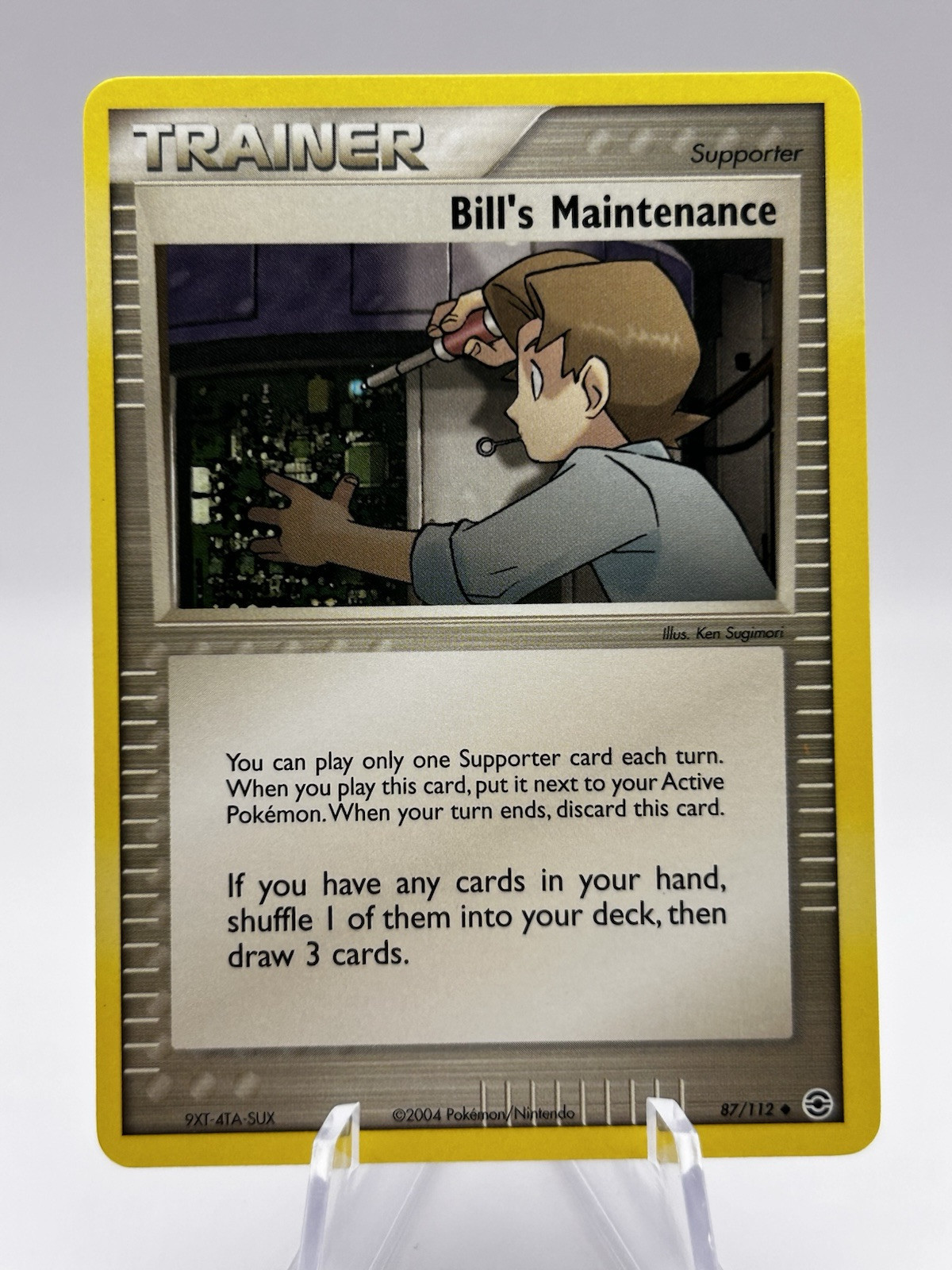 Bill's Maintenance 87/112 EX FireRed & LeafGreen Pokemon NM