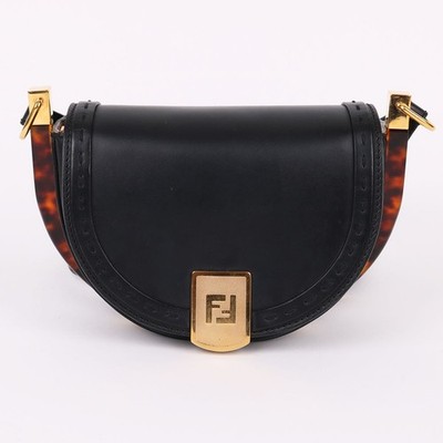 Fendi FF Gold-Plated Moonlight Mini Shoulder Bag 8BT346 131368437