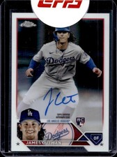 2023 Topps Chrome James Outman Auto RC #RA-JO Dodgers Rookie