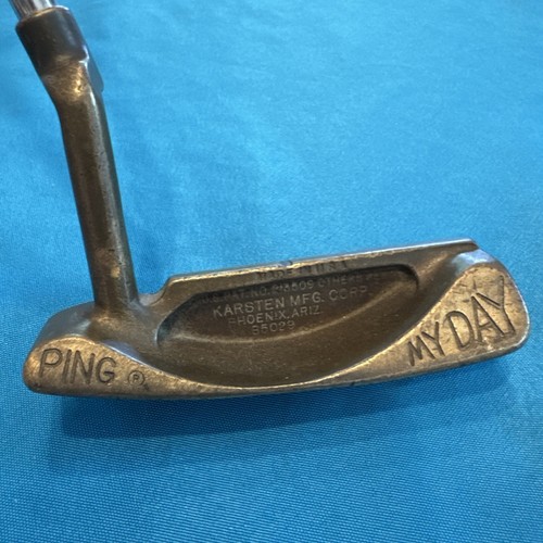Putter Ping Karsten A-Blade Homme, Droitier, 35 Pouces, Manche Lamkin Vintage, Rare