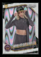 Sarah Ashlee Barker - 2025 Prizm WNBA - White Seismic - Rookie Variation