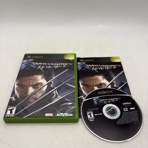 X2: Wolverine's Revenge Xbox Complete w/ Manual CIB Tested