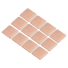 Copper Pad Shim Heatsink 12 Pack 15x15x1mm Thermal Conductive Heat Sink