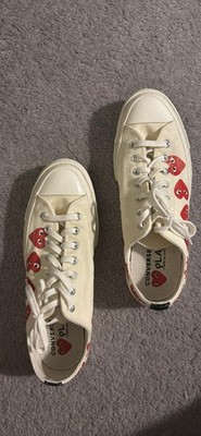 Converse Chucks All Star 70s Comme des Garcons Multi Heart Off White Size 9