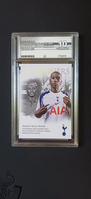 Randal Kolo Muani 1/1 Tottenham Hotspur 2025/26 Futera Unique Headliners