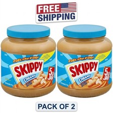 2 Pack SKIPPY Creamy Peanut Butter, 5 Pound Jars