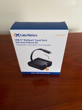 Cable Matters USB-C Multiport Travel Dock w Video and PD