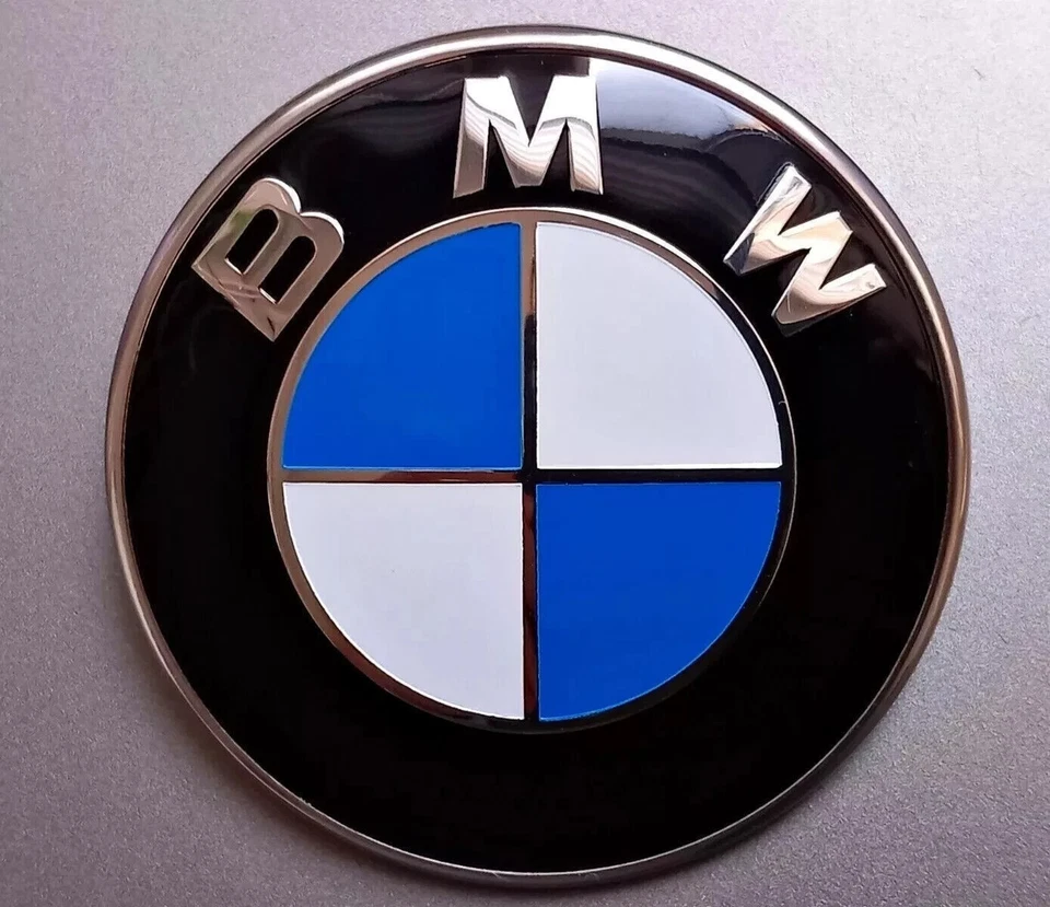 For BMW 74MM Trunk Replacement Emblem Badge Roundel F22 23 30 31 32 E46 E90 NEW - Imagem 3 de 4