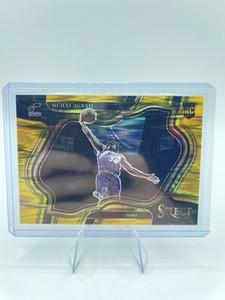 2022-23 Select Ochai Agbaji Gold Flash /10 Courtside Rc Rookie Jazz #289