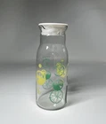 Vintage Pyrex Glass Lemon Lime Pitcher  1 Quart