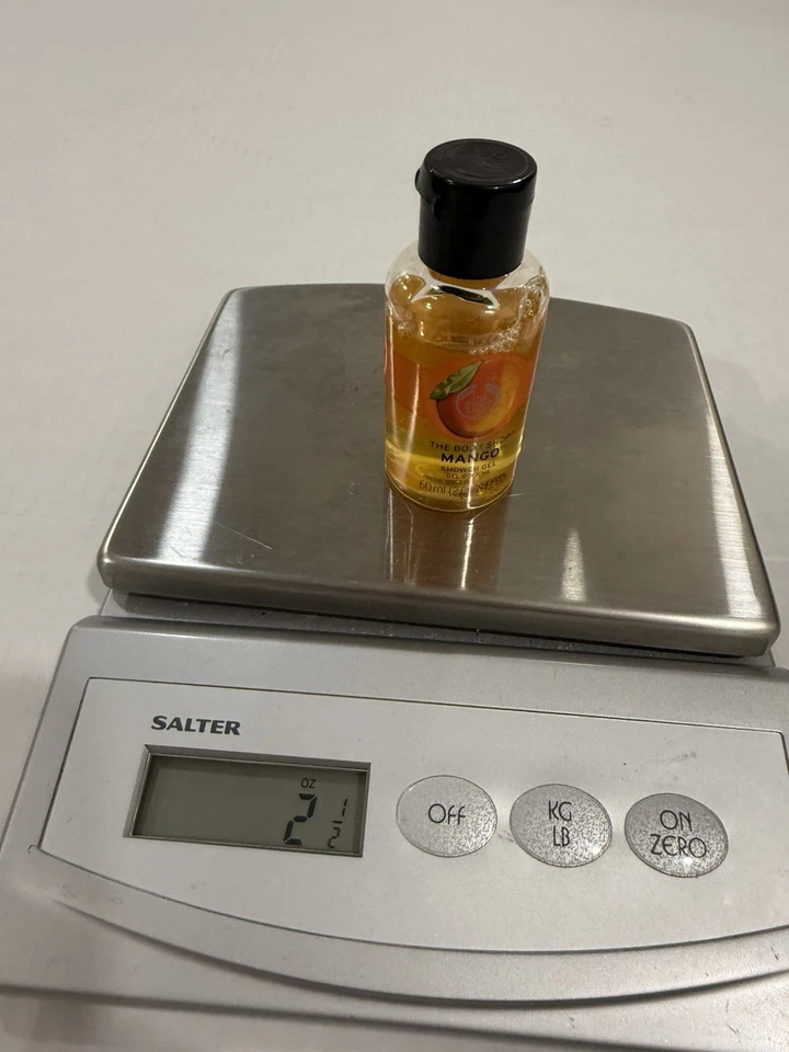 Gel de ducha y loción batida de mango The Body Shop 2 oz/60 ml cada tamaño de viaje pequeño Foto 3 de 4
