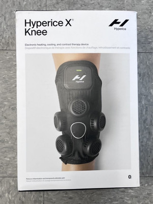 Hyperice X Knee Device - Advanced Heat and Cold Contrast Therapy in box