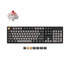 K1 - KEYCHRON C2 PRO Wired QMK/VIA Mechanical Keyboard Red Switch C2P