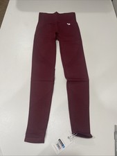 Womens Best Power Seamless Leggings Long Length Dark Cherry S