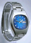 Vtg 1977 Seiko 5 Automatic Day Date Gold 6319-5010 Steel Bracelet Gents Watch