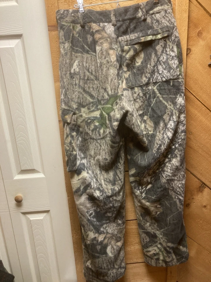 Vintage Cabela's Fleece XL Jacket + Pants SUIT SET 36x31 Hunting Wind Stop Lined - Image 4 of 4