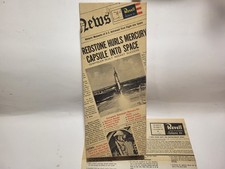 Revell 3 Space Bausätze Redstone Mercury, Gemini und Mercury. Apollo Raumschiff