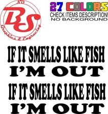 6" Funny Fishing Vinyl Decal Lake River Creek Boat Salt Water Lure Fish xXx noBS