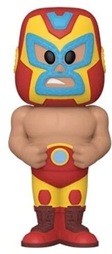 FunKo POP! Soda Marvel Luchadores Iron Man 4.25 Vinyl Figure in a Can