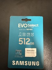 Samsung EVO Select 512GB microSDXC UHS-I Memory Card with SD Adapter 