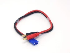 MT Racing EC3 to Banana Plug 12" Charge Lead MTR1006