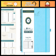 2026-2027 Monthly Planner - 2 Year Calendar Book, Spiral, 8.5"x11", Note Pages,