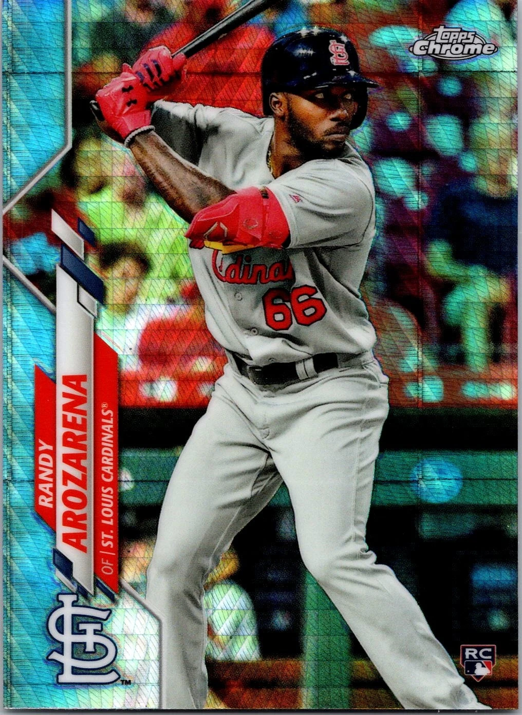 2020 Topps Chrome #49 Randy Arozarena Prism Refractor