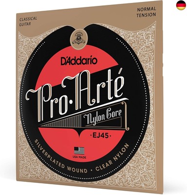 D'Addario Gitarrensaiten - Pro-Arte Saiten Konzertgitarre - EJ45 - Nylonsaiten