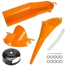 Oil Change Kit, Oil Filter Cap Wrench, Crankcase Fill Funnel, 10PCS O-Rings