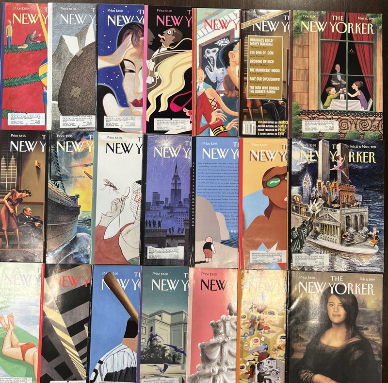 21 Issues Year 1999 The New Yorker Magazine