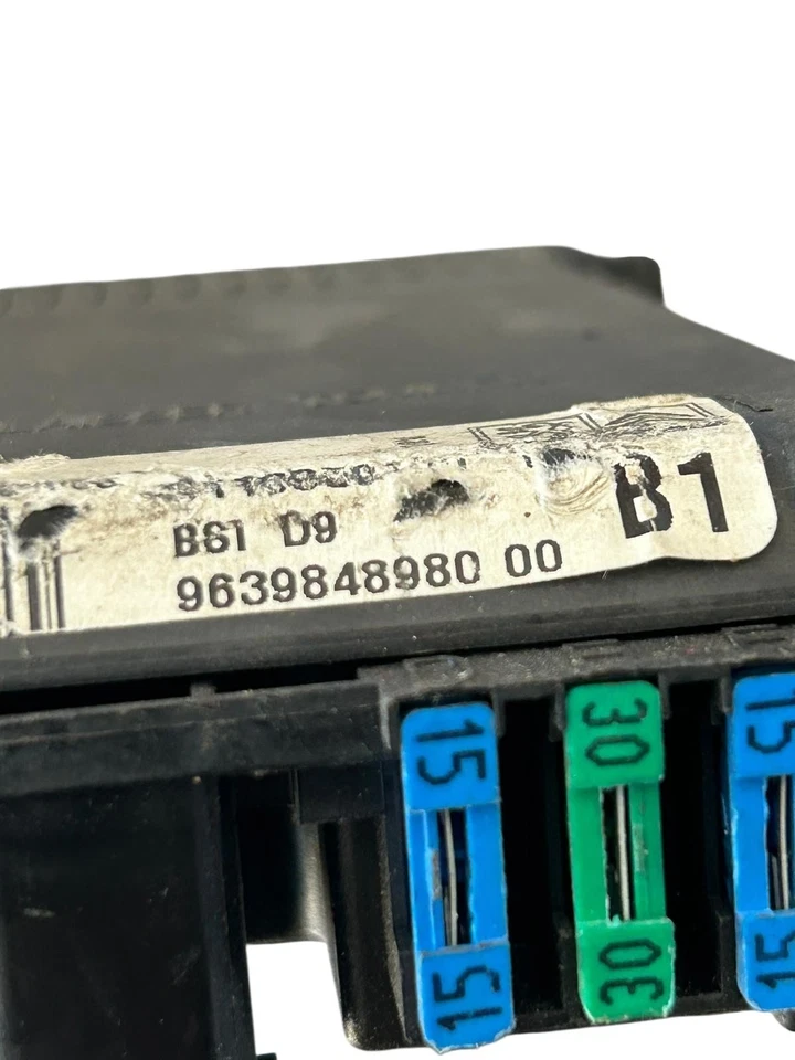 Centralina BSI PEUGEOT 406 2000 HDI 109 CV 1995/2004 9639848980 - Immagine 3 di 4