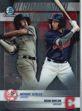 2018 Bowman Draft #RV-SN Anthony Seigler / Noah Naylor Recommended Viewing