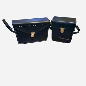 Vintage Bell & Howell black camera cases