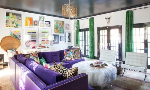 Crystorama Lighting Group 544 Layla 3 Light 15"W Flush Mount Drum - Gold - Picture 4 of 12