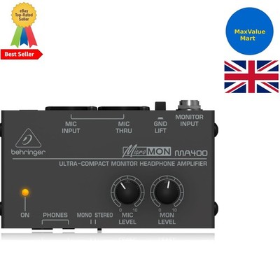Tragbarer Monitor Kopfhörerverstärker mit 12V Adapter - Ideal für Profis