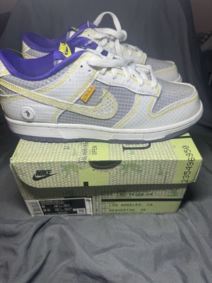 Nike Union LA x Dunk Low Passport Pack - SZ M 8 Court Purple  DJ9649-500 DS NEW