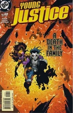 Young Justice #48 VF; DC | Peter David Death in the Family - w/Bag+Board