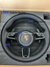 Volante in pelle Porsche 911 991 Carrera 718 Cayman Boxster Cayenne Macan