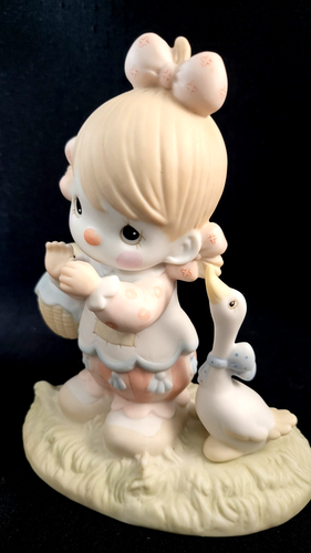Precious Moments #12459 "Waddle I Do Without You" 1985- Original Pkg & Tags - Picture 4 of 13