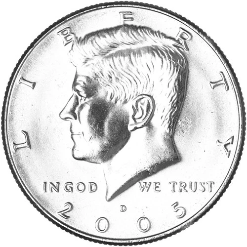 2005 D Kennedy Half Dollar Uncirculated from Mint Set