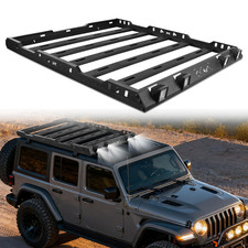 Roof Rack Cargo Basket Luggage Carrier For 2018-2026 Jeep Wrangler Jl 2 4 Door